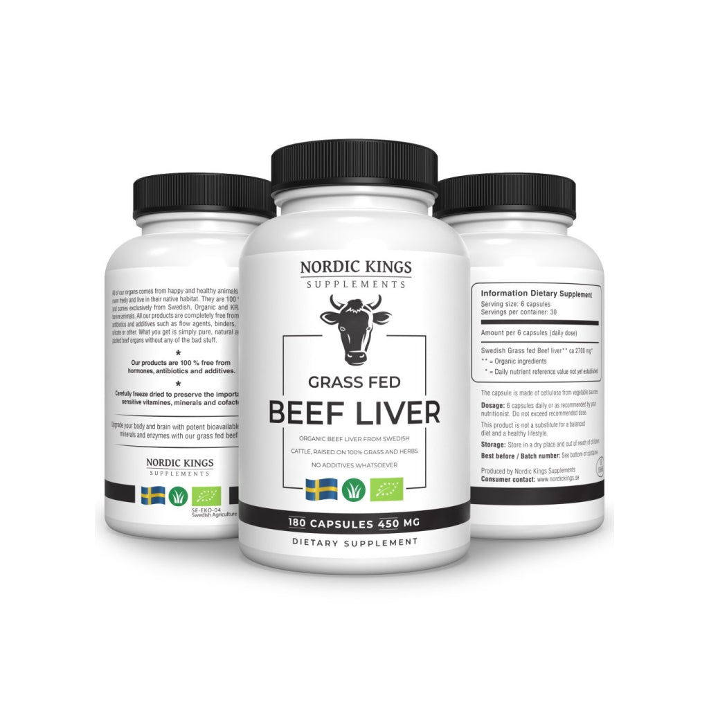 100% Grass Fed & Organic Beef Liver