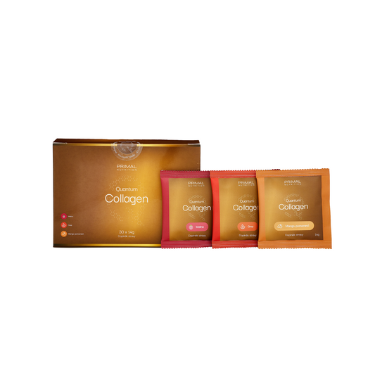 Quantum Collagen - Balení se sáčky vedle sebe